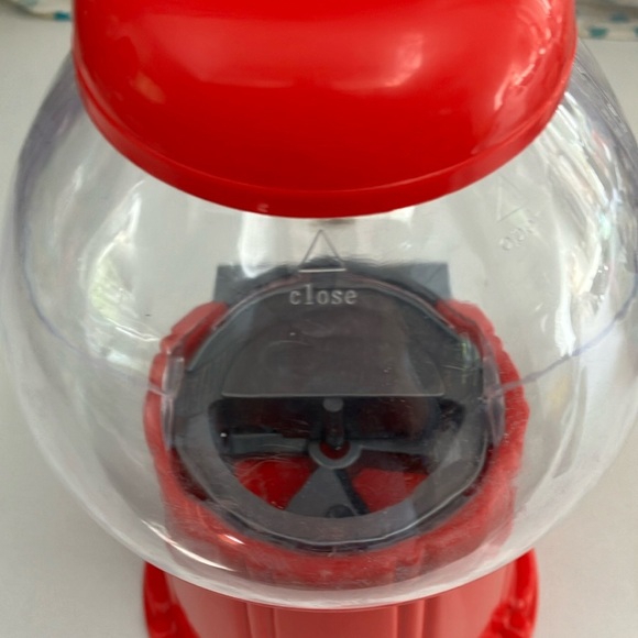 Dubble Bubble Red Gumball Dispenser Machine Toy plastic vintage style - Picture 5 of 12
